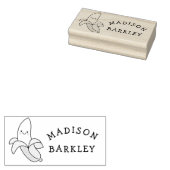 バナナキッドのかわいいかわいい名 ラバースタンプ (押印)