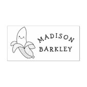 バナナキッドのかわいいかわいい名 ラバースタンプ (インプリント)