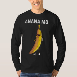 バナナギフトおもしろいママ女性フルーツ食べ物の恋人ヒール Tシャツ