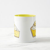 バナナクリームクレームパイスライスベーキングイエロー マグカップ (中央)