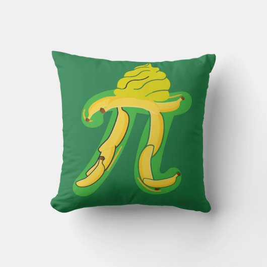 バナナクリームパイパイ誕生日 クッション (正面)