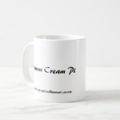 "バナナクリーム色Pi " コーヒーマグカップ (正面左)