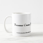 "バナナクリーム色Pi " コーヒーマグカップ (左)