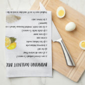 バナナクルミパンレシピ キッチンタオル (四つ折り)