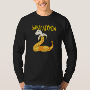 バナナコンダスネークとしてのバナナことわざ爬虫類パン Tシャツ