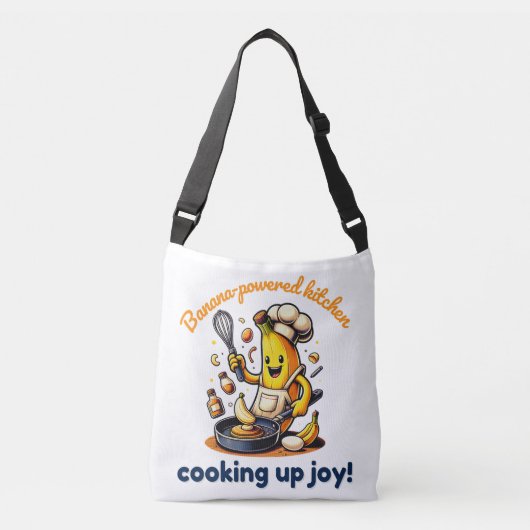 バナナシェフ料理デライト クロスボディバッグ (正面)