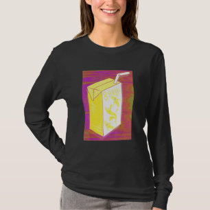 バナナジュースカラフルボックスノイズVAPORWAVE Tシャツ