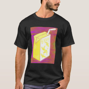 バナナジュースカラフルボックスノイズVAPORWAVE Tシャツ