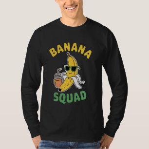 バナナスクーおもしろいドフルーツバナナラバーチームバナナ Tシャツ