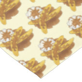 バナナスフォスターレトロディナーパーティーデザートフード テーブルクロス (アングル)