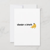 バナナスフラットサンキューカード サンキューカード (裏面)