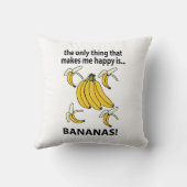 バナナスフルーツバおもしろいナナ クッション (裏面)