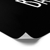 バナナスプリットおもしろい踊りバナナプン(ダークBG) ポスター (角)