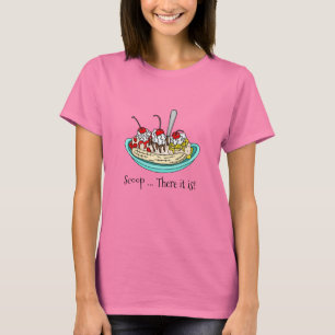 バナナスプリットアイスクリームパン Tシャツ