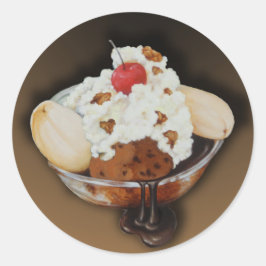 バナナスプリットシール ラウンドシール