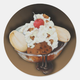 バナナスプリットシール ラウンドシール