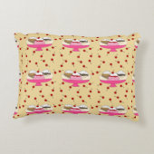 バナナスプリットプリント アクセントクッション (裏面)