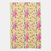 バナナスプリットプリント キッチンタオル (縦)