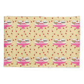 バナナスプリットプリント 枕カバー (裏面-左)