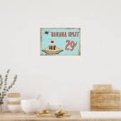 バナナスプリットポスター ポスター (キッチン)