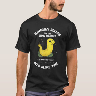 バナナスラグ引用文バナナカタツムリとカタツムリのキャッチ Tシャツ