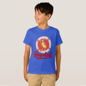 バナナスラッガー 楽しい野球カスタムグラフィック Tシャツ (正面フル)