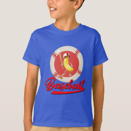 バナナスラッガー 楽しい野球カスタムグラフィック  Tシャツ