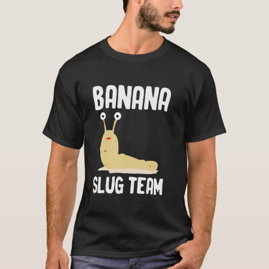 バナナスラッグチーム軟体動物学 Tシャツ (正面)
