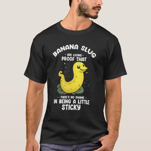 バナナスラッグ収集引用文スラッグ科学1 Tシャツ (正面)