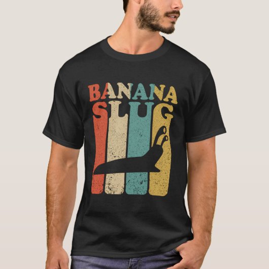 バナナスラッグ用バナナカタツムリ捕手引用文 Tシャツ (正面)