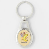 バナナスラムダンクエネルギッシュテーマ 描 キーホルダー (正面)