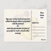 バナナスラムダンクピュアカリウムパワーフルーテリアン ポストカード (裏面)