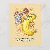 バナナスラムダンクピュアカリウムパワーフルーテリアン ポストカード (正面)