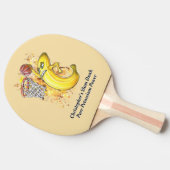 バナナスラムダンク通電果実パワーデザイン 卓球ラケット (横)