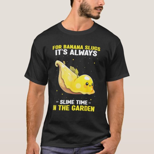 バナナスラム1用バナナカタツムリ引用文 Tシャツ (正面)