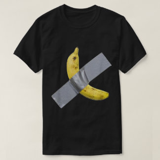 バナナダクトテープミームアートデザイン Tシャツ