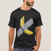 バナナダクトテープミームアートデザイン Tシャツ (正面)