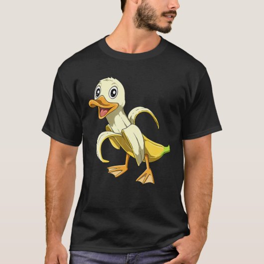 バナナダックオーナーズバナナラバーズおもしろいバナナダック Tシャツ (正面)