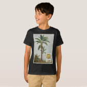 バナナツリーイラストレーション Tシャツ (正面フル)