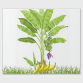 バナナツリーラッピング紙 ラッピングペーパー (フラット)