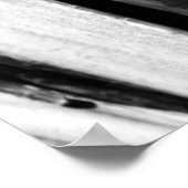 バナナツリー樹皮ポスター – 抽象芸術モノクロ壁 ポスター (角)