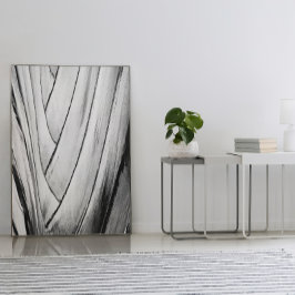 バナナツリー樹皮ポスター – 抽象芸術モノクロ壁 ポスター