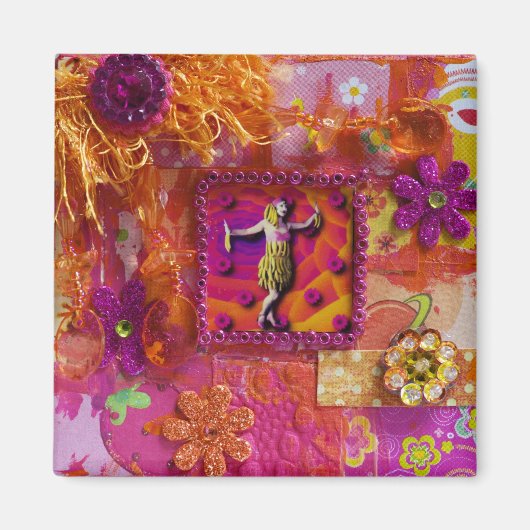 バナナドレスレディーマグネット マグネット (正面)