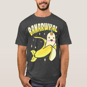バナナナルファルデザイン子供へとドーナツ愛好家 Tシャツ