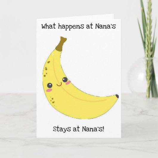 バナナナ カード (正面)