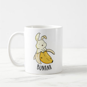 バナナパおもしろいンに入ったブナバニー コーヒーマグカップ