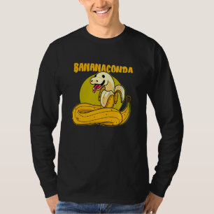 バナナパジャマスアナコンダピットとバナナコンダヘビ Tシャツ