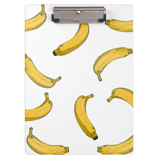 バナナパターンスケッチ版 クリップボード (正面)