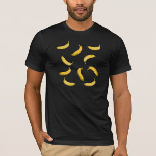バナナパターンスケッチ版 Tシャツ
