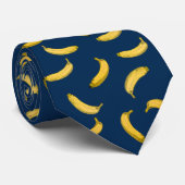 バナナパターンスケッチ ネクタイ (ロール)